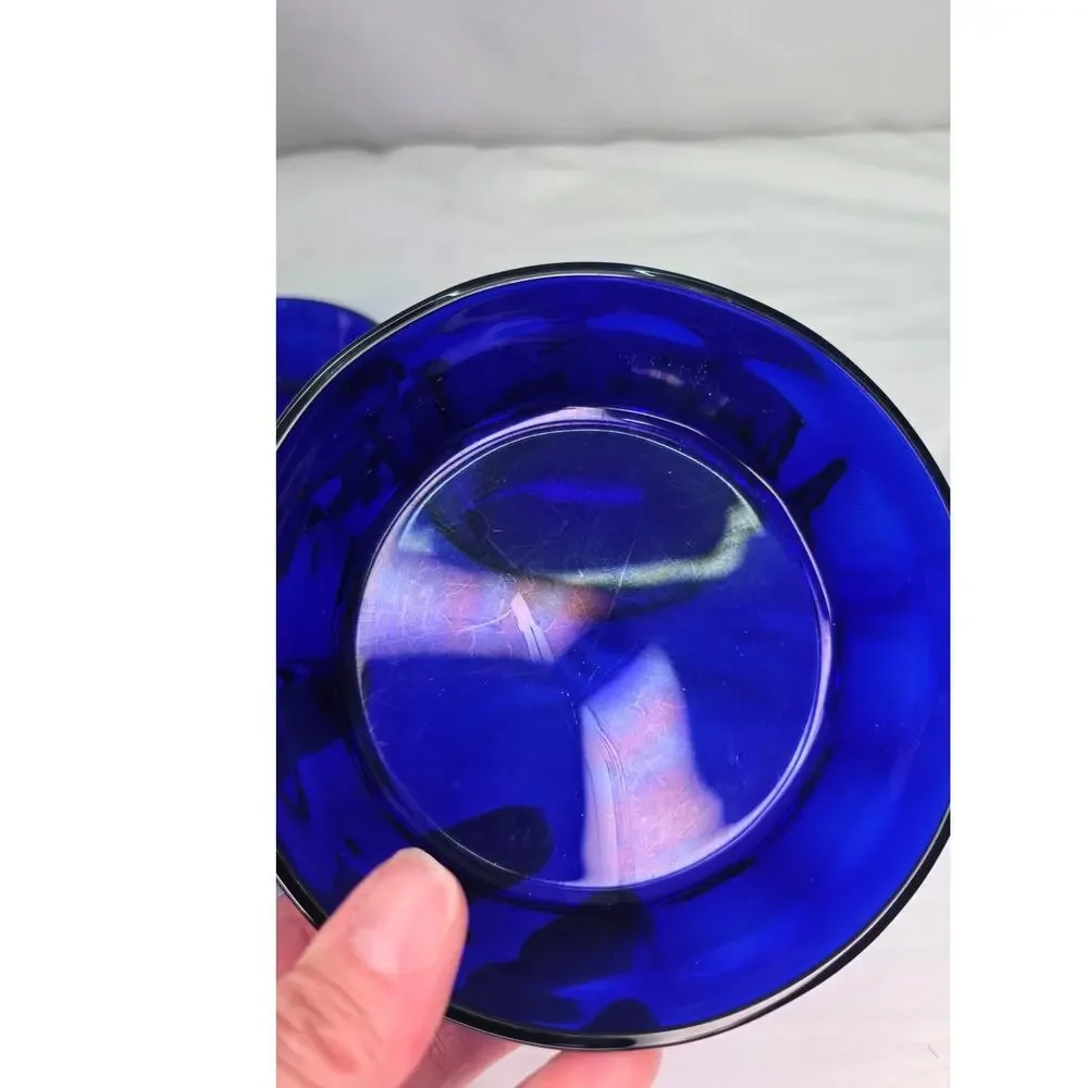 Libbey vintage cobalt